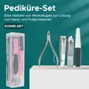 14 Stück Pediküre Set Fußpflege Werkzeug, Hornhautentferner Produktbild-Vorschau 3