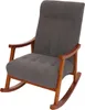 Fotel bujany HWC-K10, leżanka, drewno   tkanina/tkanina Podgląd zdjęcia produktu 6