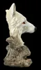 Wolf Figur Höhe: 12,5 cm - Büste weißer Wolf - Fantasy Deko Produktbild-Vorschau 6