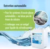 Marketing image for automotive maintenance products, featuring text highlighting benefits and a product container. Produktbild-Vorschau