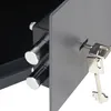 Möbeltresor mit einem Doppelbartschloss von HMF mit 31 cm Breite in Anthrazit Produktbild-Vorschau