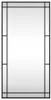 vidaXL Miroir mural noir 50x100 cm Rectangulaire Fer Voir les images du produit 9