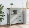 vidaXL Wózek kuchenny MONZA 84x40x90 cm lite drewno sosnowe Podgląd zdjęcia produktu 9