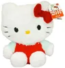 Hello Kitty Plüschfigur 28cm Fluffig Rot Mintgrün Weiß Produktbild-Vorschau 1