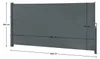 Kondela Boční markýza Taksa New Typ 2 300x180 cm - antracit Náhled obrázku produktu 3