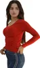 Body lang arm T shirt Damen Royyen K-201 Baumwolle V Produktbild-Vorschau 6