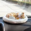 Realistisches schlafendes Katzenspielzeug, atmende Katze, Produktbild-Vorschau 7