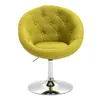 A single lime green accent chair with a silver base. Produktbild-Vorschau