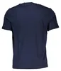Herren Kurzarm T-Shirt Blau Rundhals mit Print und Produktbild-Vorschau 2