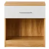 FCH Comodino, con cassetti Tavolino Comodino, 39 x 28 x 41 Anteprima dell’immagine prodotto 7