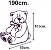 XXL Weicher Plüsch-Teddybär Plüschbär Kuscheltier 190cm - Produktbild-Vorschau 5