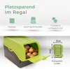 Novaliv Gemüsebox Set grün Kartoffel Aufbewahrungsbox Produktbild-Vorschau 3