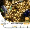 SALCAR 800 LED Solar Lichterkette Aussen 16m Cluster Produktbild-Vorschau 7