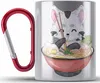 Trendation -  Anime Edelstahl Tasse Karabiner Geschenk Produktbild-Vorschau 1