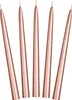 Bougies pointues 24cm or rose 10 pièces Voir les images du produit 7