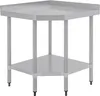 Vogue Arbeitstisch 900x800x600mm Eckelement mit Aufkantung Produktbild-Vorschau 1