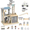 Polizei-Spielset aus Holz – Polizeistation mit Zubehör und Produktbild-Vorschau 7