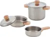 set da cucina goki star kitchen, 2 pentole e 1 padella Anteprima dell’immagine prodotto 2