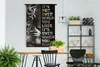 MuchoWow® Wandteppich Wandbehang Tiger - Zitat - Gold Produktbild-Vorschau 2