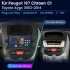 Autoradio 2+64G CarPlay Android13 Adatta per Peugeot 107 Anteprima dell’immagine prodotto 3