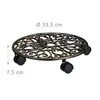 Relaxdays 4052025996970, Plant roller, Żeliwo, Plastik, Podgląd zdjęcia produktu 4