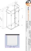 Glaswerk Westfalen- Emma 100x120x100cm U Duschkabine Gold Produktbild-Vorschau 3