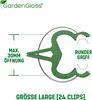 GardenGloss® Pflanzenclips Klein - Einfache Rankhilfe für Produktbild-Vorschau 2