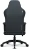 The back view of a black gaming chair on a white background. Produktbild-Vorschau