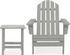 vidaXL Záhradná stolička Adirondack so stolom z masívneho Náhľad obrázku produktu 1