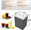 SucceBuy Drop-In Ice Chest, 14" L x 12" W x 18" H Stainless Podgląd zdjęcia produktu 7