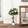 Outsunny : grand rosier artificiel de 90 cm, plante Voir les images du produit 4