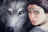 Detailaufnahme des Motivs vom Herding Bettwäsche Set 2 tlg. Anne Stokes 135 x 200 cm 100% Baumwolle auf der Vorderseite Podgląd zdjęcia produktu