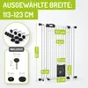 BOMI® Tierschutzgitter Merle mit Katzenklappe 73-161 cm Produktbild-Vorschau 2