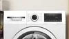 Close-up of the control panel of a white Bosch washing machine. Produktbild-Vorschau