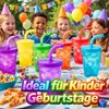 12 Kinderbecher Trinkbecher mit Deckel & Strohhalm Produktbild-Vorschau 9