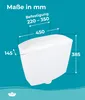 Calmwaters®  Premium Spülkasten WC -  EU - wassersparend - Produktbild-Vorschau 5