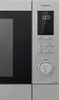 A close-up front view of a silver and black combination microwave oven with a digital display and control panel. Anteprima dell’immagine prodotto
