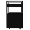 vidaXL Chariot de cuisine noir 60x45x80 cm bois composite Voir les images du produit 7