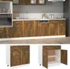 vidaXL Armoire basse avec tiroir Lyon chêne fumé 80x46x81,5 Voir les images du produit 2