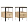 vidaXL Szafki nocne 2 szt. dąb sonoma 34x36x50 cm Materiał Podgląd zdjęcia produktu 2