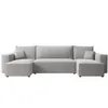A modern sectional sofa with chaise lounges on both ends, shown from the front against a white background. Náhled obrázku produktu