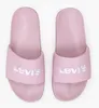 Levi's June S Bold Padded badslippers voor dames, roze, Productafbeelding-voorbeeld 4