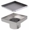 Bodenablauf Duschablauf Duschrinne 200x200 mm Ablauf Produktbild-Vorschau 2