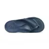 A top-down view of a single blue flip-flop on a white background. Produktbild-Vorschau