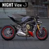 Pruhy na ráfky kol motocyklů reflexní červené 9 mm x 6 mt Náhled obrázku produktu 7