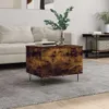 vidaXL Konferenční stolek Smoked Oak 60x44,5x45 cm výrobek Náhled obrázku produktu 2