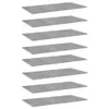 Półki na książki 8 szt. Szary beton 80x30x1,5 cm materiał Podgląd zdjęcia produktu 6