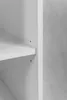 A close-up view of a white shelf with visible screw holes. Anteprima dell’immagine prodotto