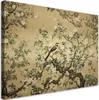 Leinwandbild Vogel Abstrakt Chinoiserie 120x80 Feeby Grün Produktbild-Vorschau 1