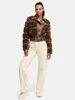 Tazzio Damen Übergangsjacke F800 (Braun, L) Produktbild-Vorschau 2